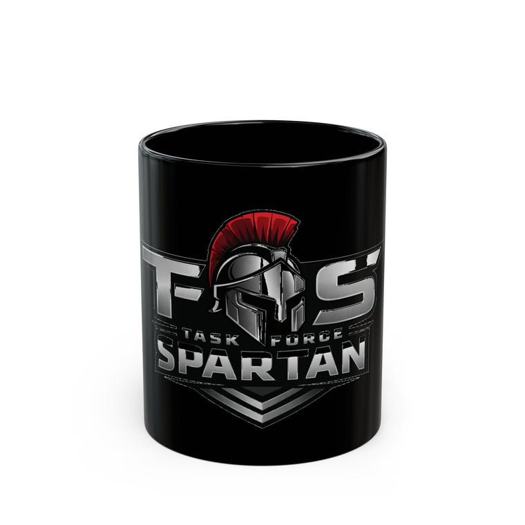 Task Force Spartan Black Mug