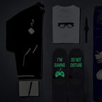 Gaming Socks Do Not Disturb I'm Novelty Boys for Men Women Gamer Youth