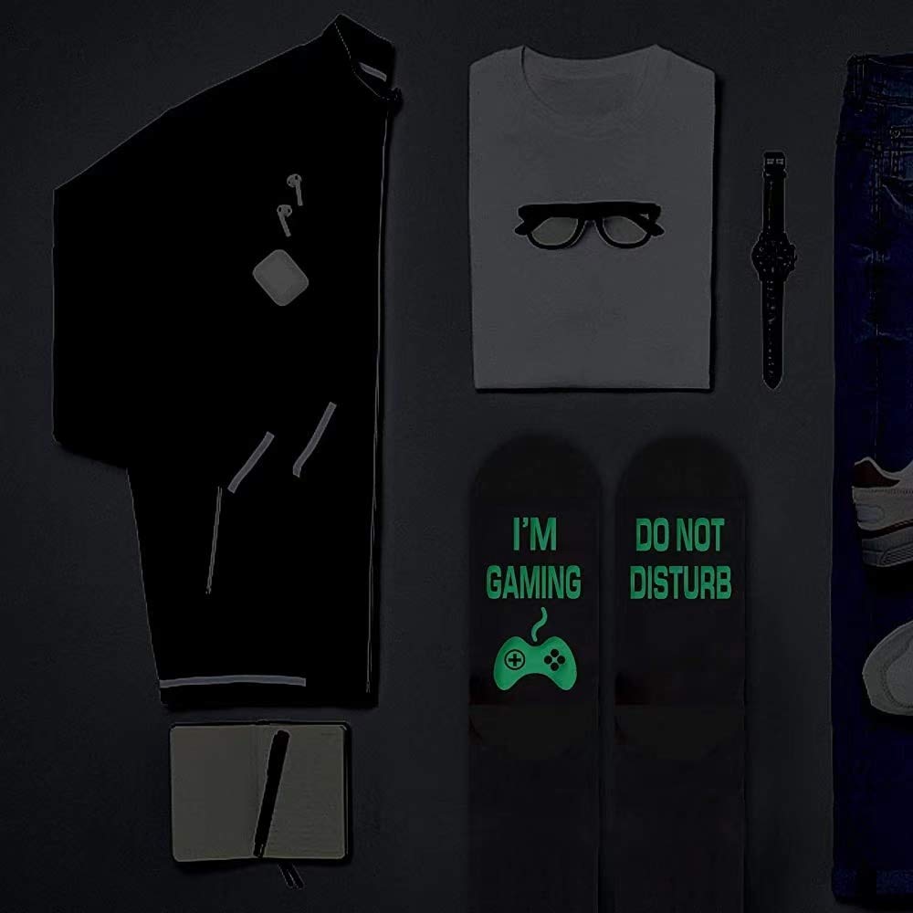 Gaming Socks Do Not Disturb I'm Novelty Boys for Men Women Gamer Youth
