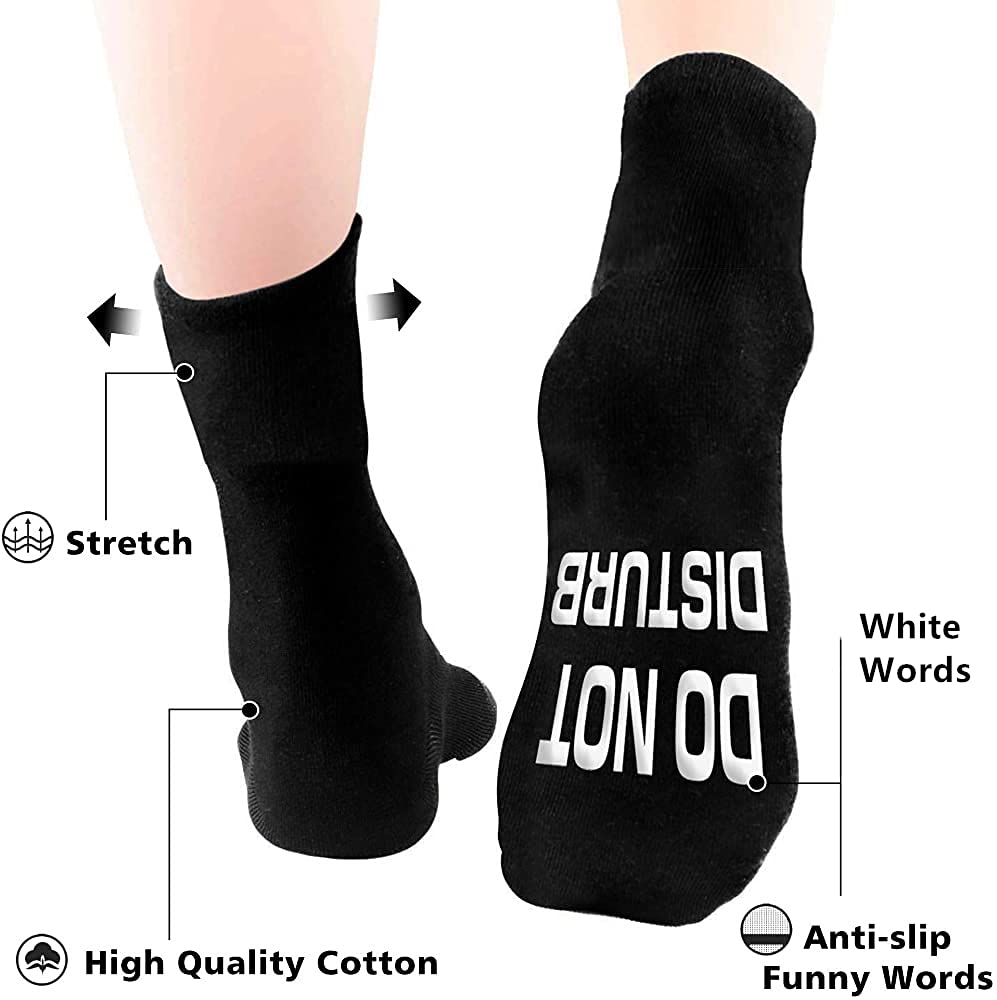Gaming Socks Do Not Disturb I'm Novelty Boys for Men Women Gamer Youth