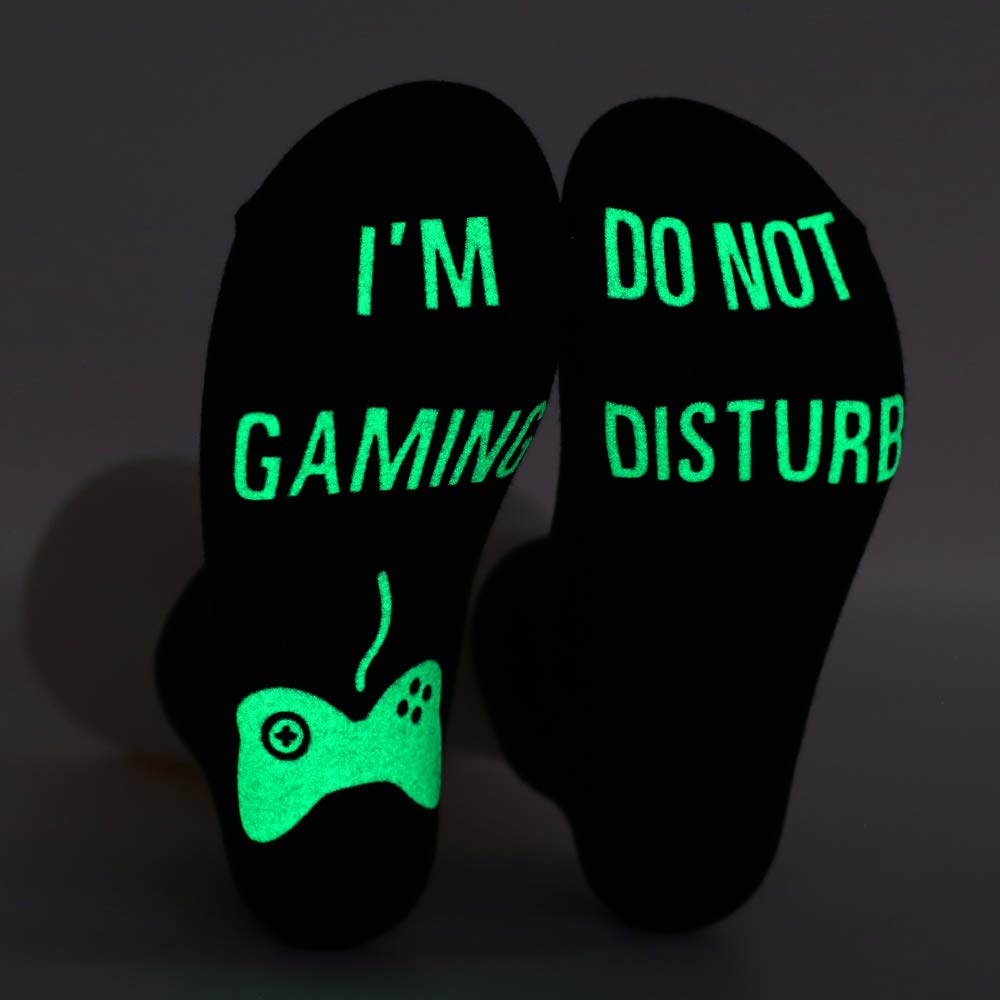 Gaming Socks Do Not Disturb I'm Novelty Boys for Men Women Gamer Youth