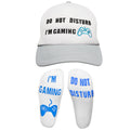 ANDOLO Do Not Disturb Gaming Socks, Beanie Baseball Cap Hat Valentines Fathers Day Gamer Christmas Gifts for Men Teenage Boys