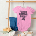 Brisco Brands Future Gaming Buddy Gamer Dad Joke Baby Romper Boys or Girls