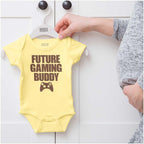 Brisco Brands Future Gaming Buddy Gamer Dad Joke Baby Romper Boys or Girls