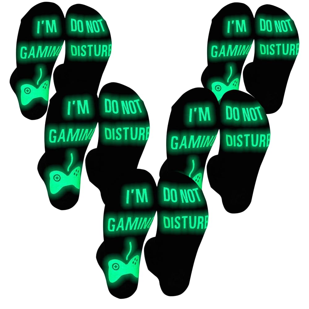 Gaming Socks Do Not Disturb I'm Novelty Boys for Men Women Gamer Youth