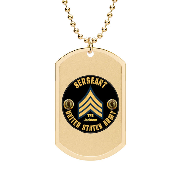 Sergeant Dog Tag Necklace