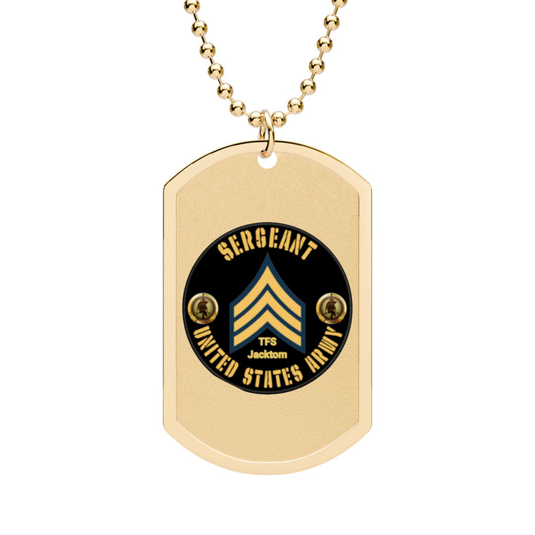Sergeant Dog Tag Necklace