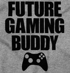 Brisco Brands Future Gaming Buddy Gamer Dad Joke Baby Romper Boys or Girls
