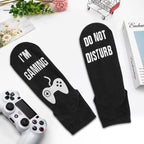 ANDOLO Do Not Disturb Gaming Socks, Beanie Baseball Cap Hat Valentines Fathers Day Gamer Christmas Gifts for Men Teenage Boys