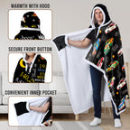 Gaming Gifts for Gamers, Cool Wearable Blanket Hoodie for Men Teen Son Dad, Oversized Hoodie Blanket Gifts for Game Player, Gifts for Birthday Valentines Day Christmas