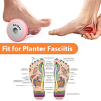 BESKAR Foot Massager Roller for Plantar Fasciitis Relief, Portable, Deep Tissue Muscle Massage, Foot Arch and Heel Pain, Reflexology Tool