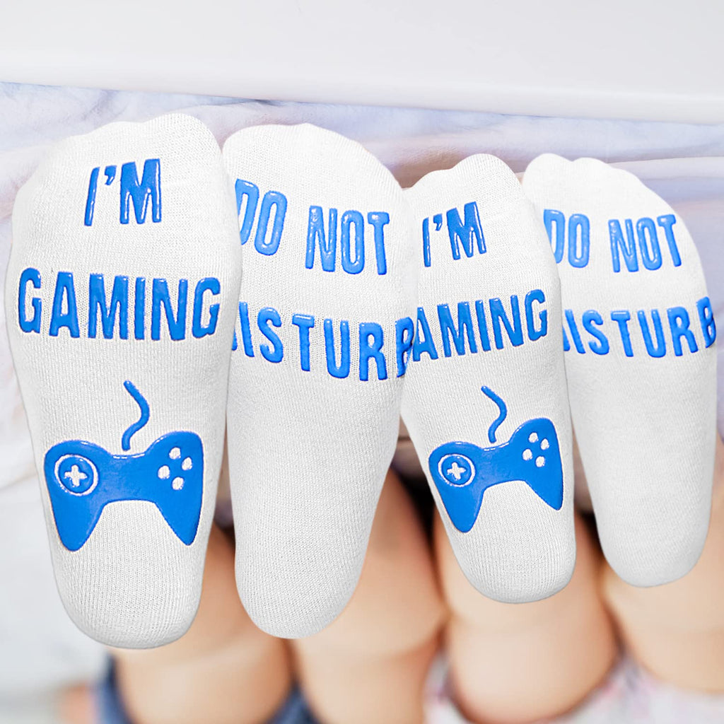 ANDOLO Do Not Disturb Gaming Socks, Beanie Baseball Cap Hat Valentines Fathers Day Gamer Christmas Gifts for Men Teenage Boys
