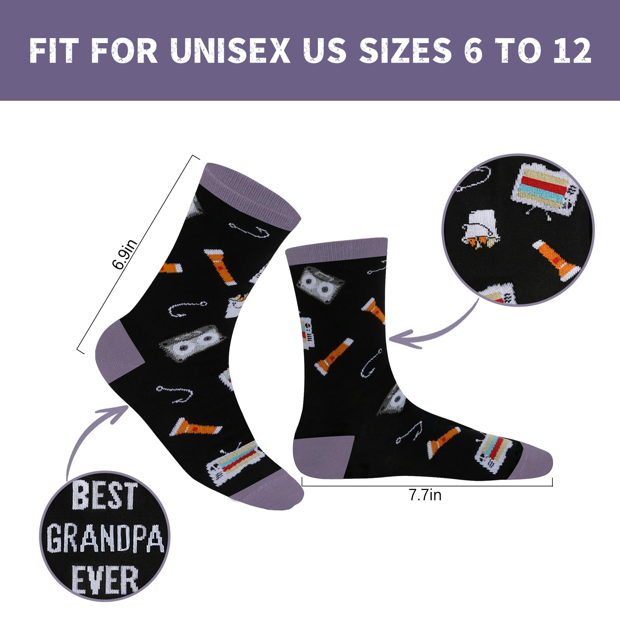 Kelool Fathers Day Dad Gifts for Men Dad Funny Do Not Disturb I'm Gaming Socks Funny Gifts For Men From Son Kids Teen Boys
