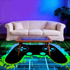 Gaming Rug - Video Game Area Rugs for Boys Teens Gamer Rug for Boys Room Gamer Controller Gamepad Pattern Carpet Floor Mat Bathroom Mat for Livingroom