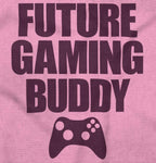 Brisco Brands Future Gaming Buddy Gamer Dad Joke Baby Romper Boys or Girls