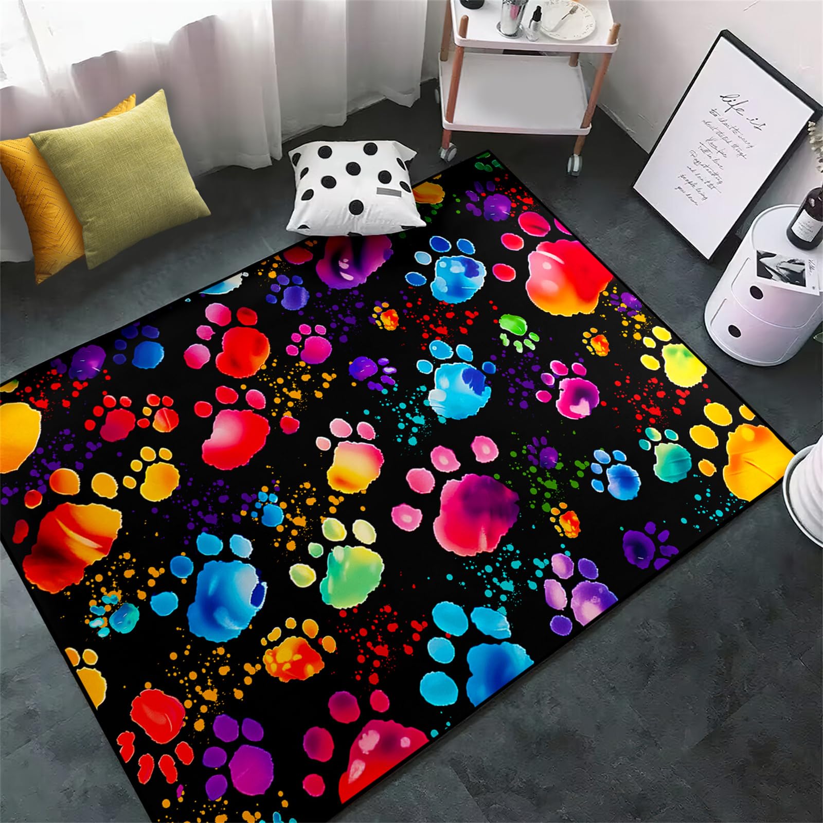 Gaming Rug - Video Game Area Rugs for Boys Teens Gamer Rug for Boys Room Gamer Controller Gamepad Pattern Carpet Floor Mat Bathroom Mat for Livingroom