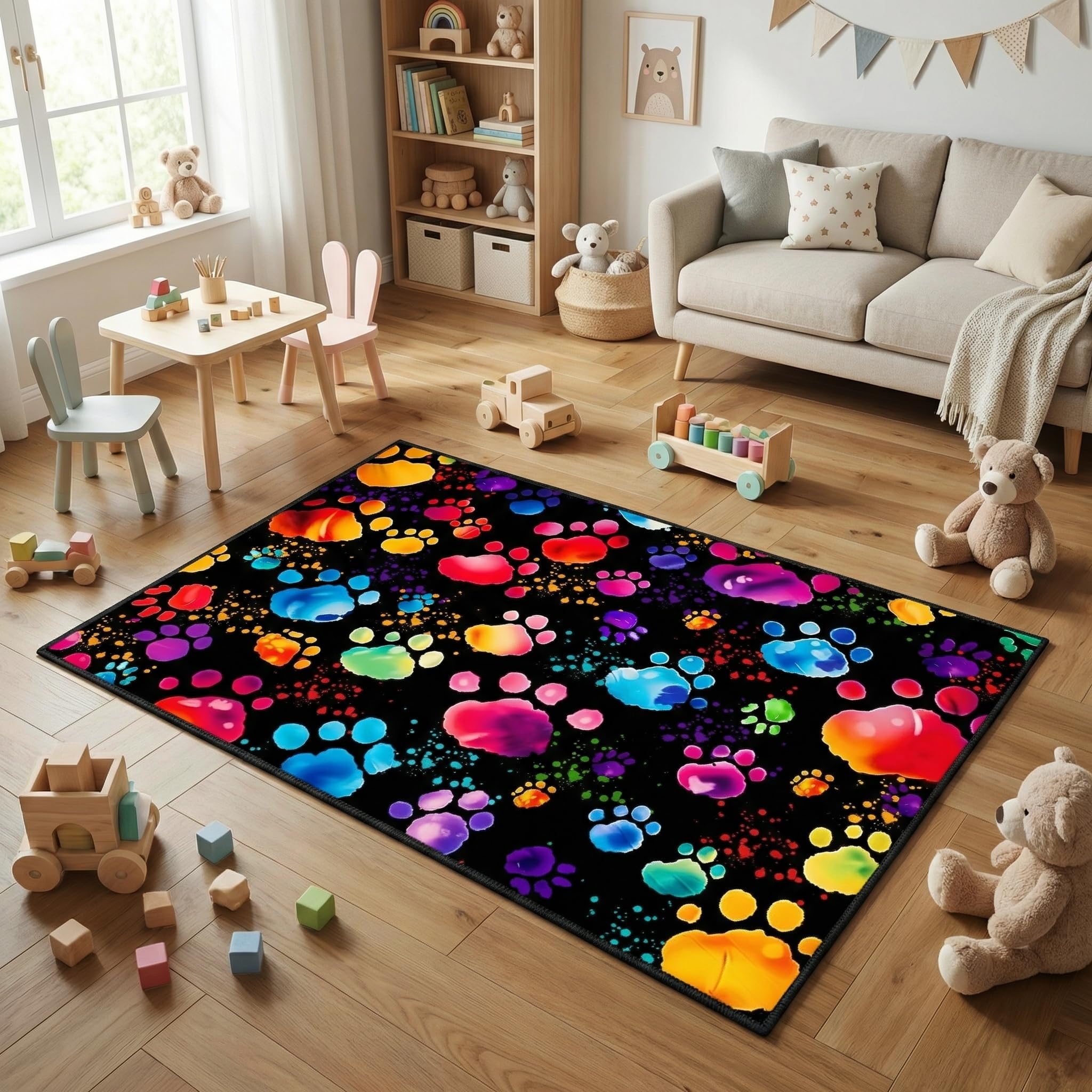 Gaming Rug - Video Game Area Rugs for Boys Teens Gamer Rug for Boys Room Gamer Controller Gamepad Pattern Carpet Floor Mat Bathroom Mat for Livingroom