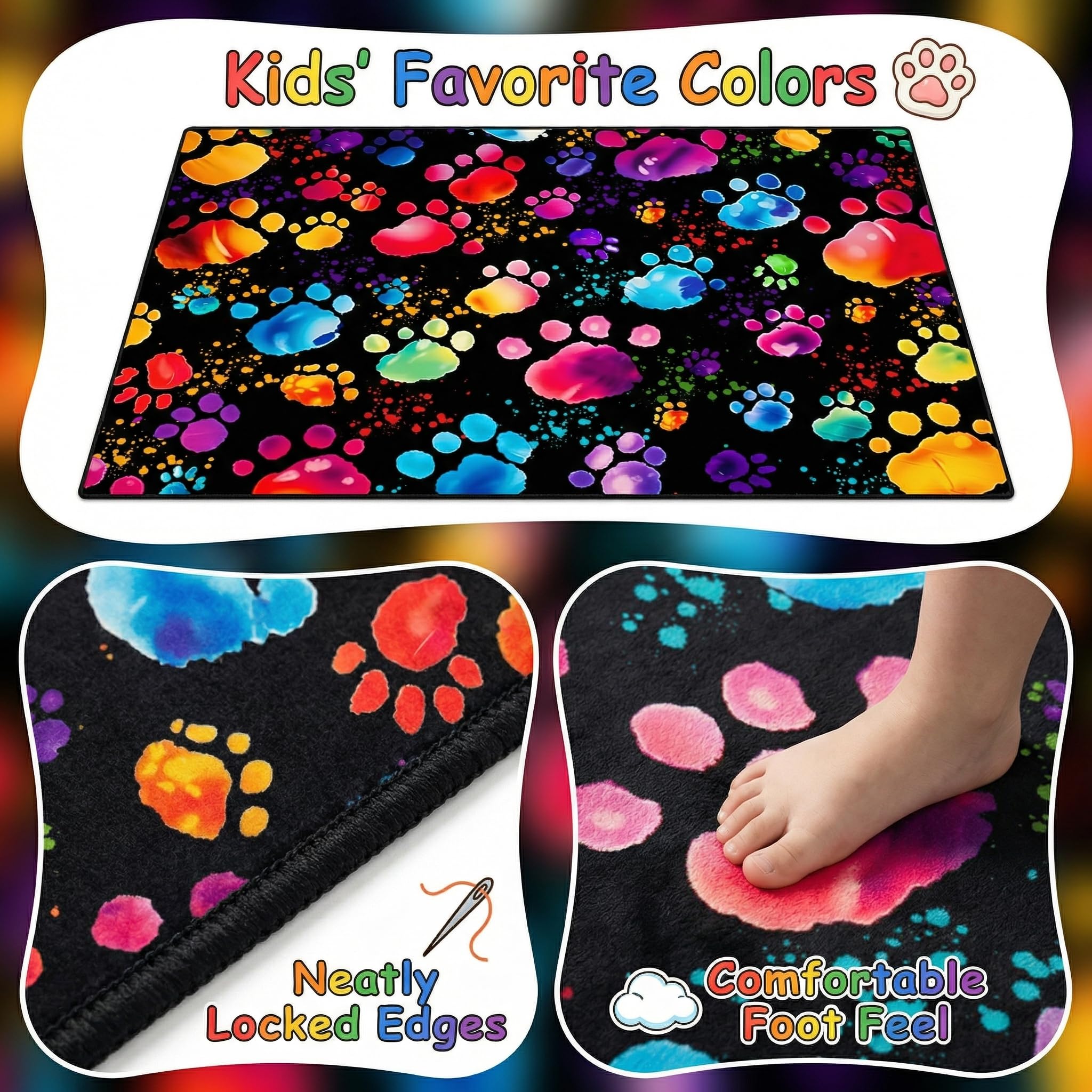 Gaming Rug - Video Game Area Rugs for Boys Teens Gamer Rug for Boys Room Gamer Controller Gamepad Pattern Carpet Floor Mat Bathroom Mat for Livingroom