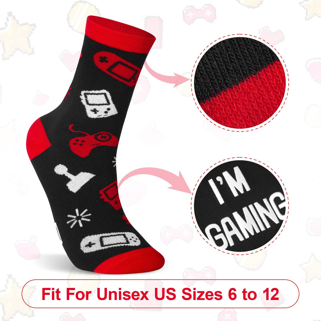 Kelool Fathers Day Dad Gifts for Men Dad Funny Do Not Disturb I'm Gaming Socks Funny Gifts For Men From Son Kids Teen Boys