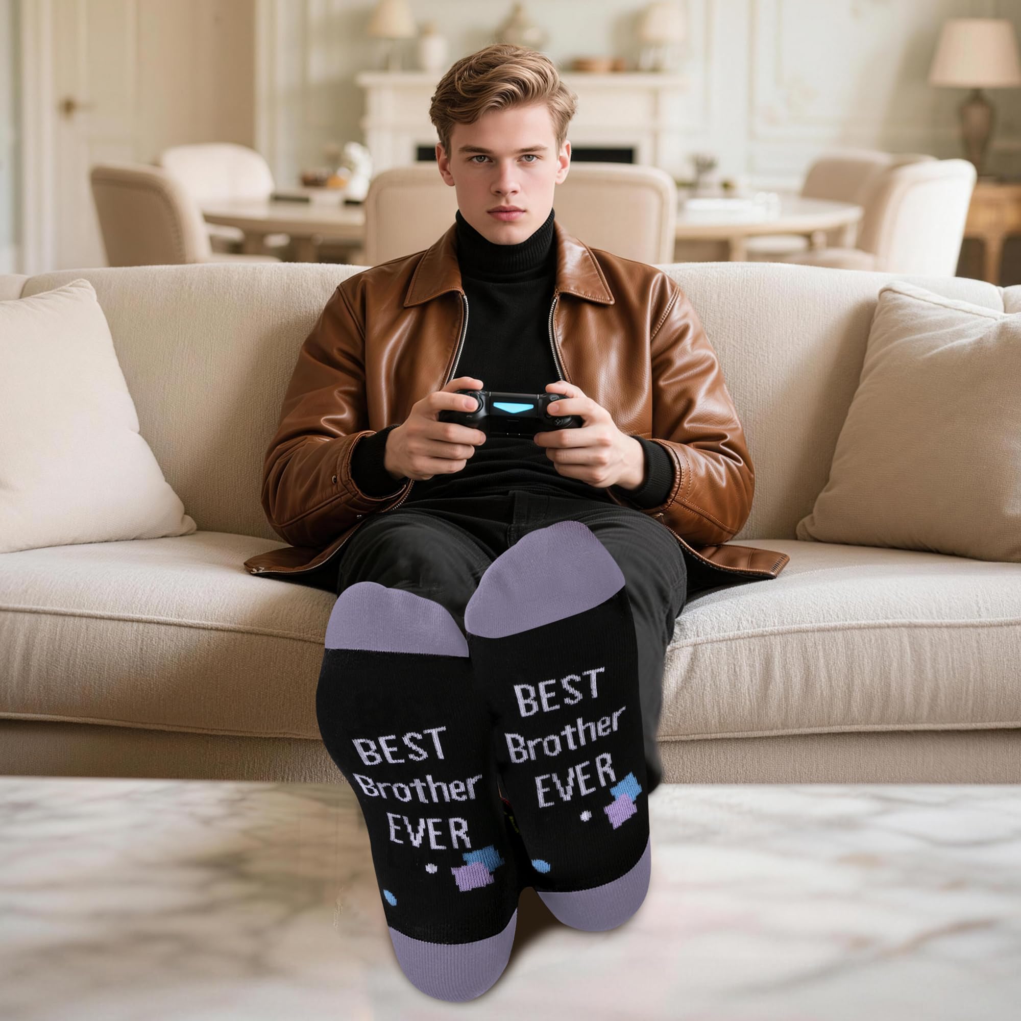 Kelool Fathers Day Dad Gifts for Men Dad Funny Do Not Disturb I'm Gaming Socks Funny Gifts For Men From Son Kids Teen Boys