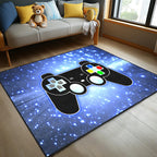 Gaming Rug - Video Game Area Rugs for Boys Teens Gamer Rug for Boys Room Gamer Controller Gamepad Pattern Carpet Floor Mat Bathroom Mat for Livingroom