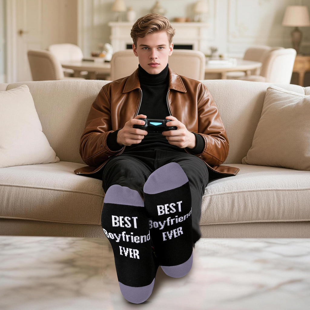 Kelool Fathers Day Dad Gifts for Men Dad Funny Do Not Disturb I'm Gaming Socks Funny Gifts For Men From Son Kids Teen Boys