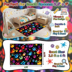 Gaming Rug - Video Game Area Rugs for Boys Teens Gamer Rug for Boys Room Gamer Controller Gamepad Pattern Carpet Floor Mat Bathroom Mat for Livingroom