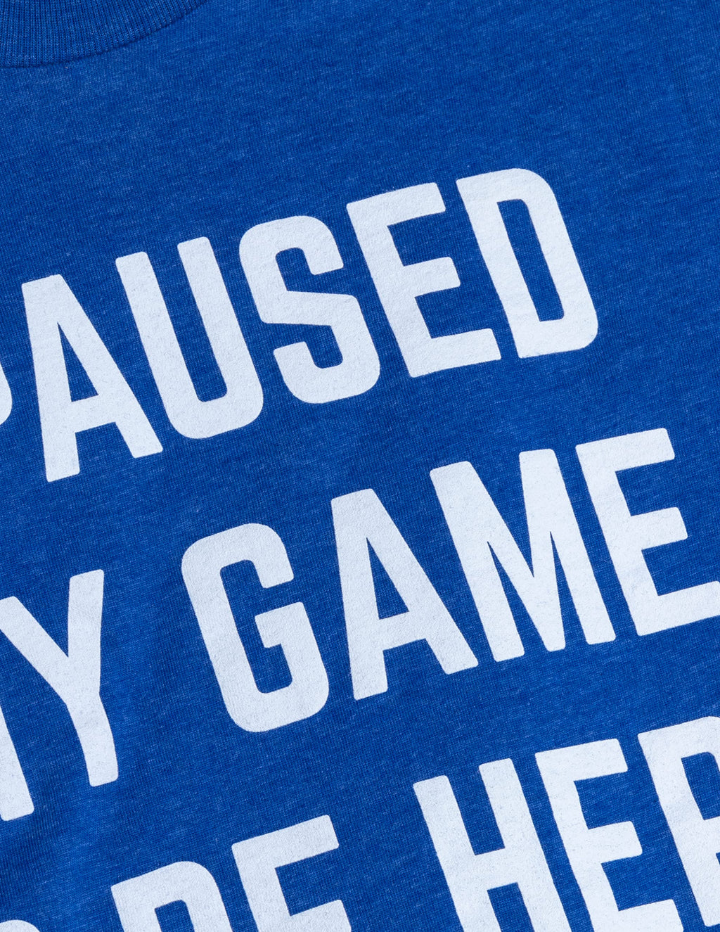 I Paused My Game to Be Here - Funny Video Gamer Humor Joke for Men Women T-Shirt